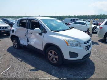  Salvage Chevrolet Trax