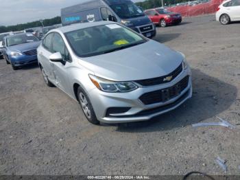  Salvage Chevrolet Cruze