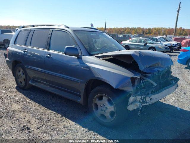  Salvage Toyota Highlander