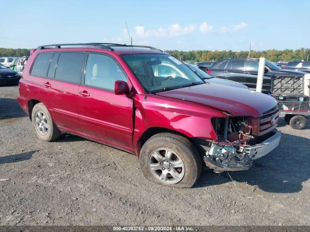  Salvage Toyota Highlander