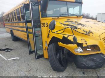  Salvage Blue Bird School Bus   Transit Bus