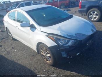  Salvage Hyundai ELANTRA