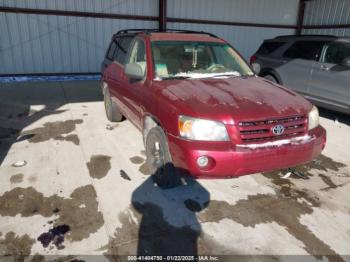  Salvage Toyota Highlander