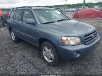  Salvage Toyota Highlander