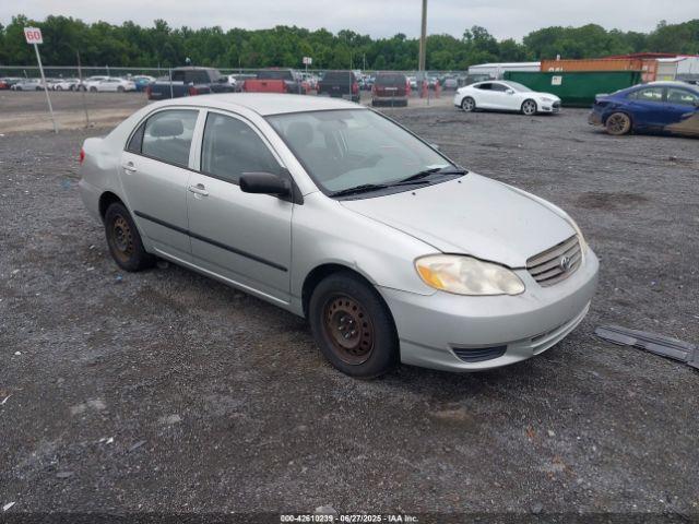  Salvage Toyota Corolla