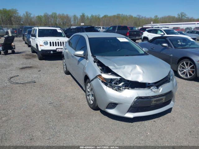  Salvage Toyota Corolla