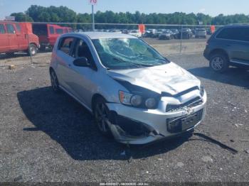  Salvage Chevrolet Sonic
