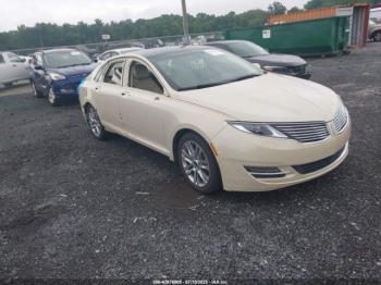 Salvage Lincoln MKZ Hybrid