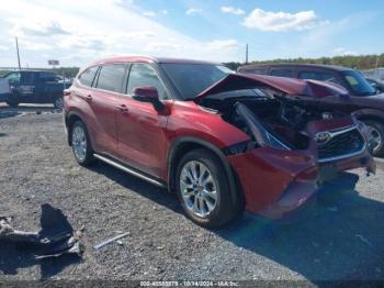  Salvage Toyota Highlander