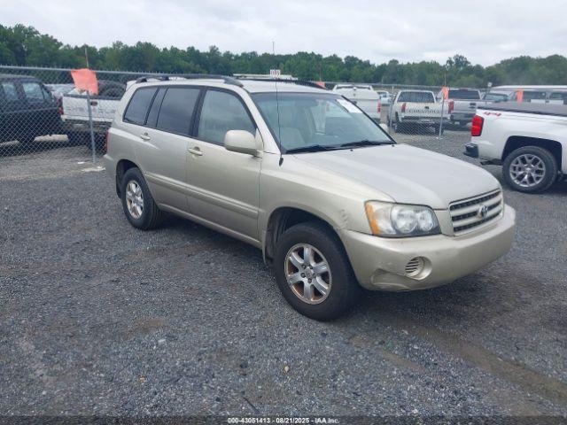  Salvage Toyota Highlander