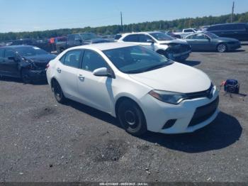  Salvage Toyota Corolla