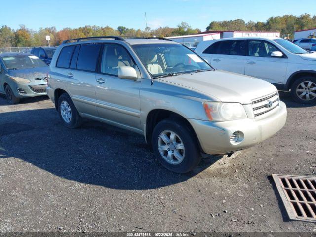  Salvage Toyota Highlander