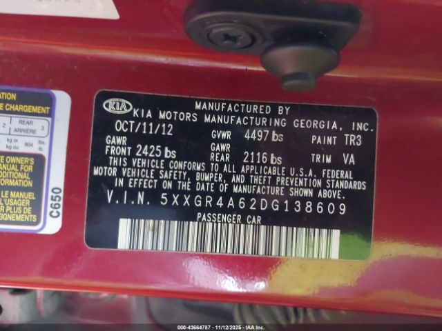 Kia Optima Sx Image 3