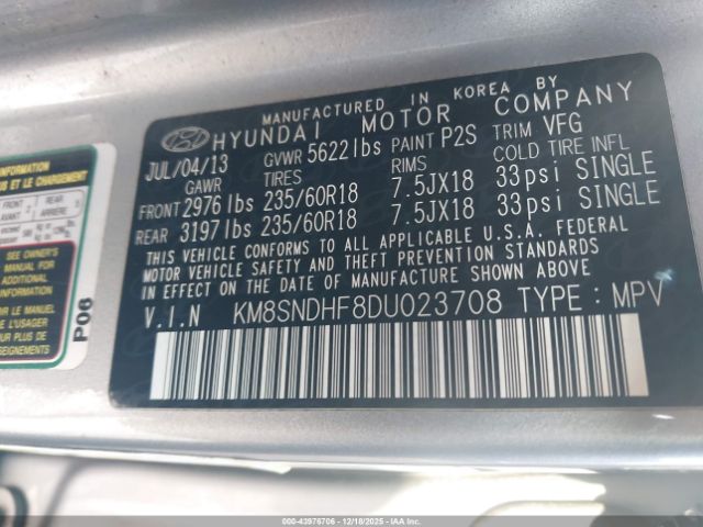 Hyundai SANTA FE Gls Image 11