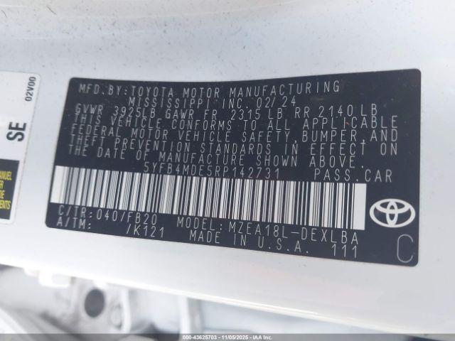 Toyota Corolla Le Image 9