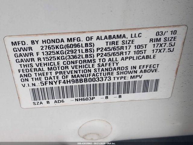 Honda Pilot Touring Image 2