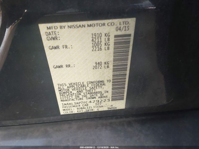 Nissan Altima 2.5 Sv Image 8