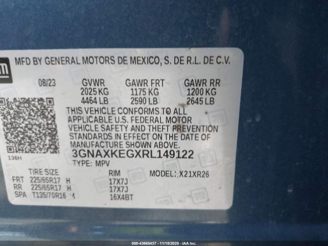 Chevrolet Equinox Fwd Lt Image 7