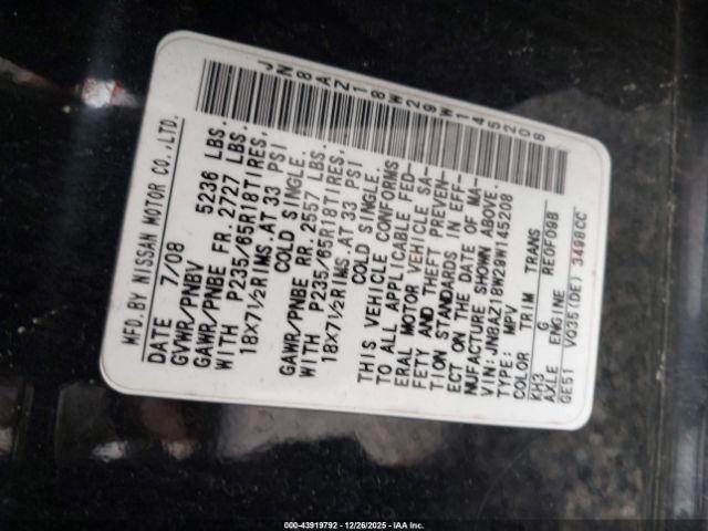 Nissan Murano S Image 10