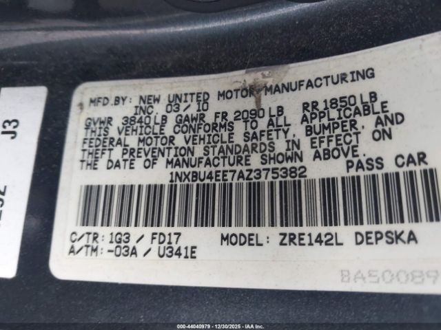 Toyota Corolla S Image 2