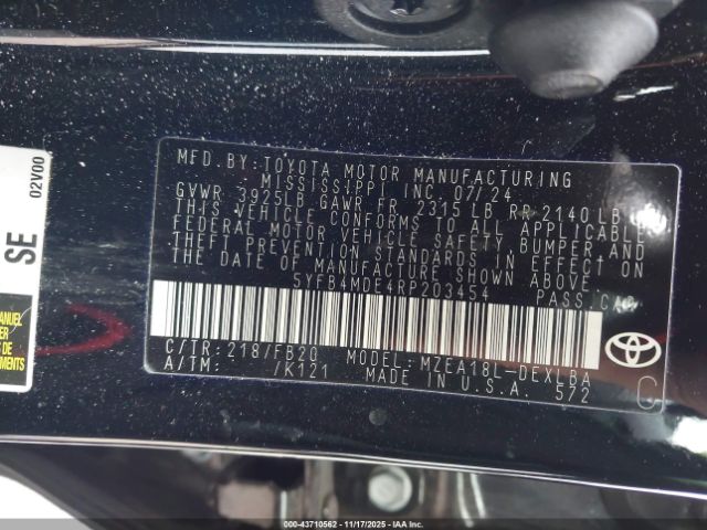 Toyota Corolla Le Image 13