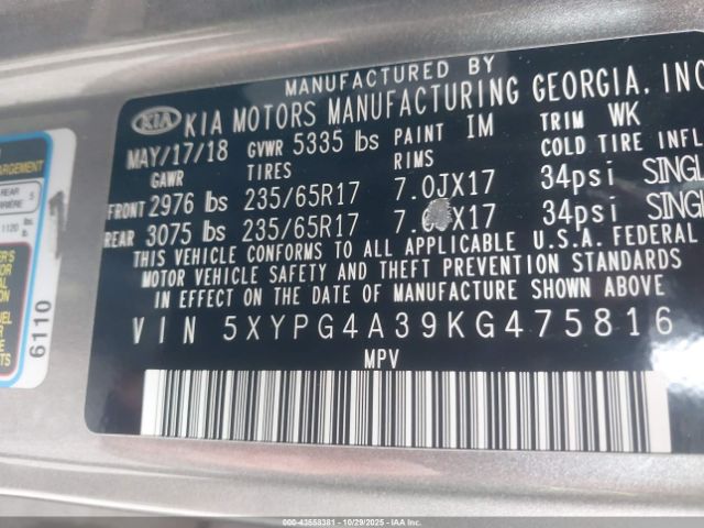 Kia Sorento 2.4l L Image 10