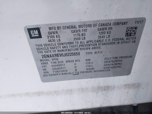 Chevrolet Equinox Ls Image 16