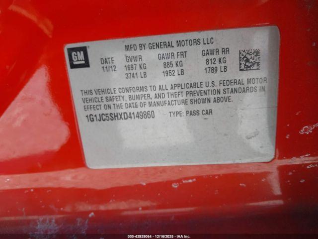 Chevrolet Sonic Lt Auto Image 7