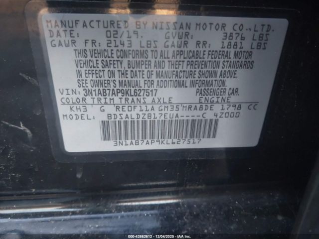 Nissan Sentra Sv Image 9