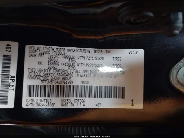 Toyota Tundra Sr5 5.7l V8 Image 15