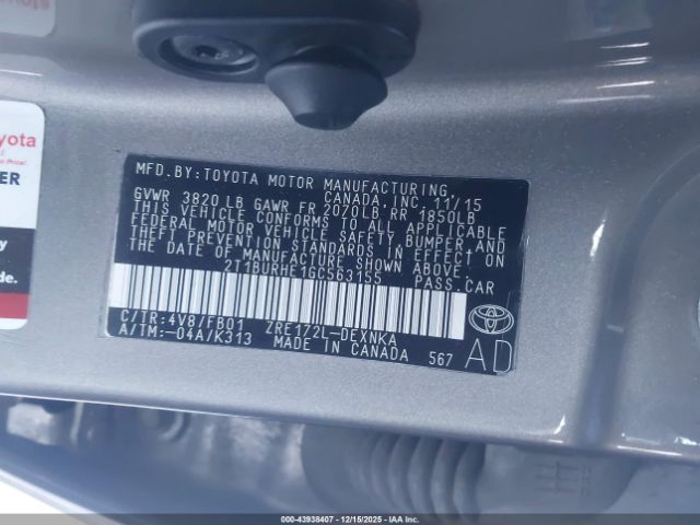 Toyota Corolla Le Image 3