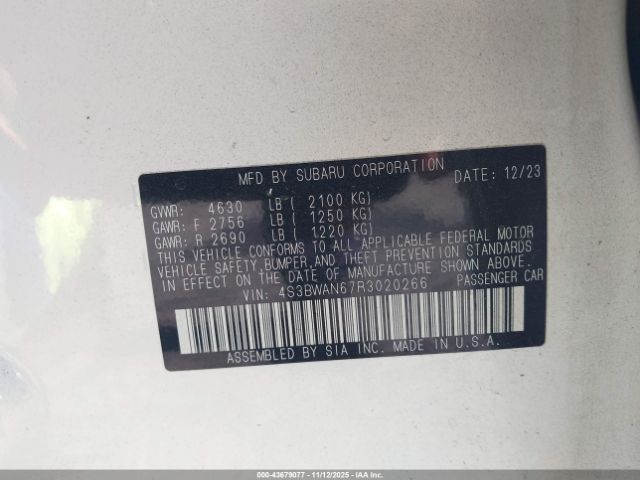 Subaru Legacy Limited Image 3