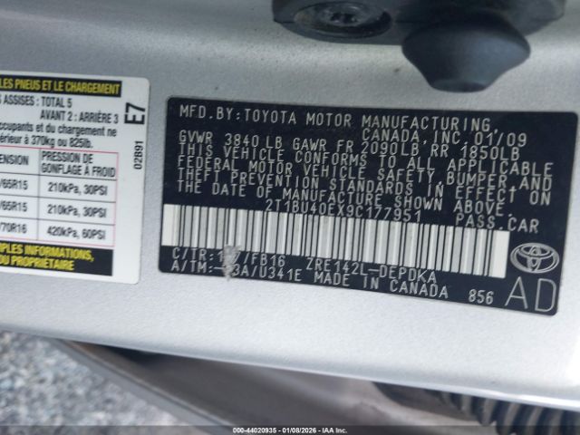 Toyota Corolla Le Image 13