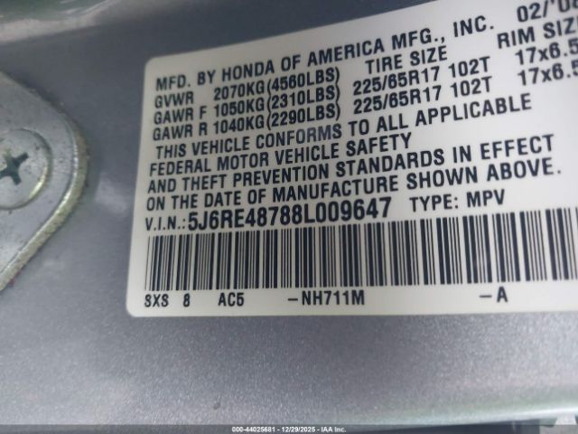 Honda CR-V Ex-l Image 7