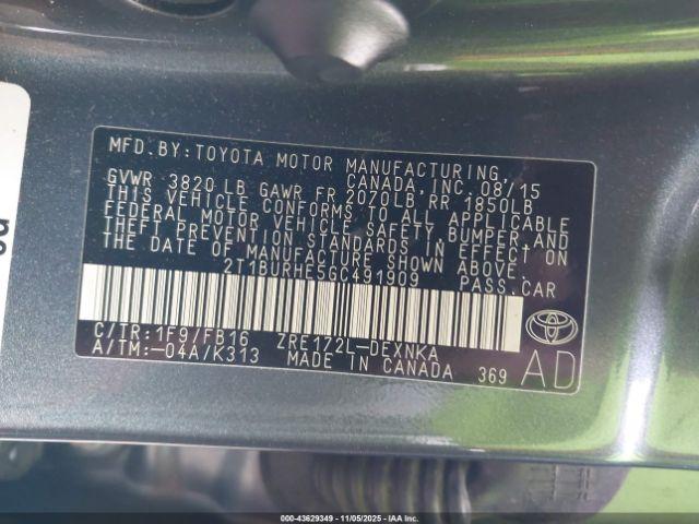 Toyota Corolla Le Image 11