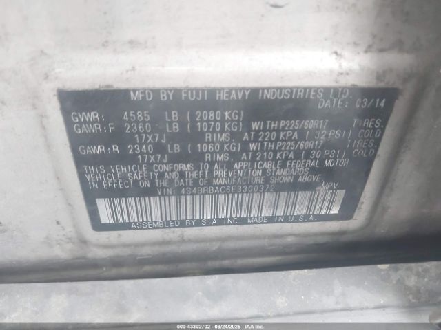 Subaru Outback 2.5i Image 5