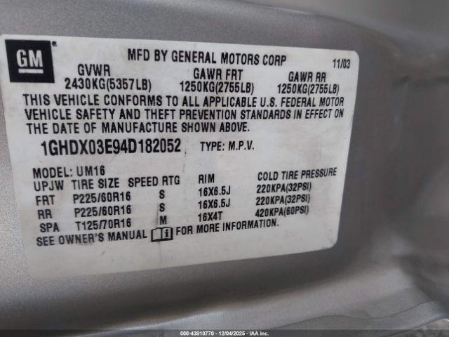 Oldsmobile Silhouette Gls Image 14