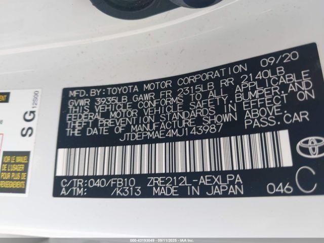 Toyota Corolla Le Image 10